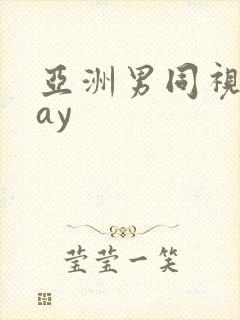 亚洲男同视频gay