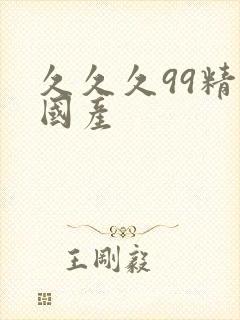 久久久99精品国产