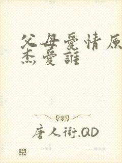 父母爱情原著安杰爱谁