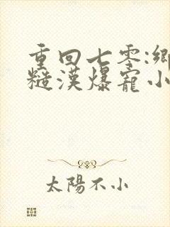 重回七零:乡下糙汉爆宠小知青