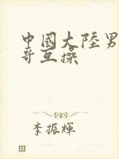 中国大陆男同帅哥互操封面