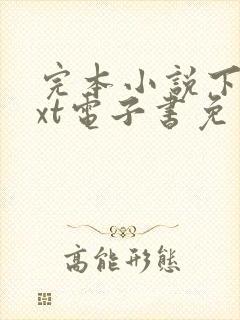 完本小说下载txt电子书免费下载