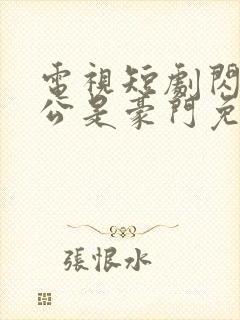 电视短剧闪婚老公是豪门免费观看