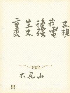 重生后我又飒又爽又强电视剧免费观看封面