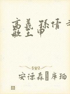 高义 孙倩 赵敏王申