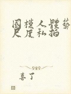 国模人体艺术大尺度私拍封面