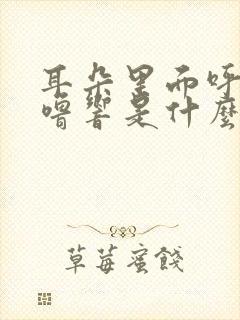 耳朵里面呼噜呼噜响是什么原因呢封面