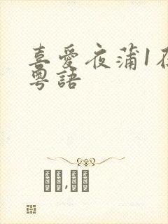 喜爱夜蒲1在线粤语