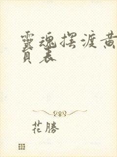 灵魂摆渡黄泉演员表