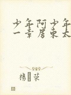 少年阿少年宾第一章房东太太