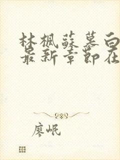 林枫苏慕白小说最新章节在线读疯狂