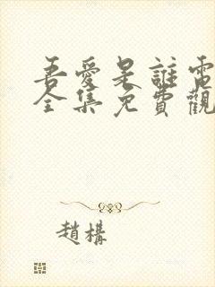 吾爱是谁电视剧全集免费观看高清封面