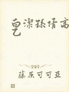 白洁孙倩高义王乙封面