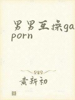 男男互操gayporn