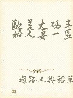 欧美大码丰满熟妇人妻一区二区