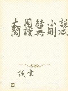 大团结小说在线阅读无删减封面
