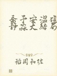 乔予安温砚深沈静淼大结局