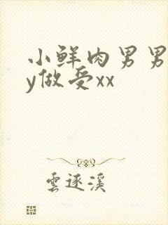 小鲜肉男男gay做受xx封面