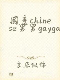 国产chinese男男gaygay180