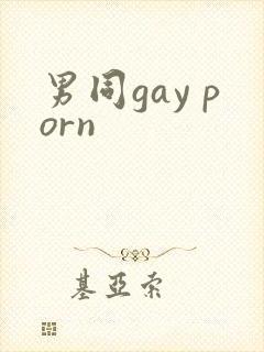 男同gay porn封面