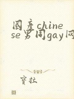 国产chinese男同gay网站