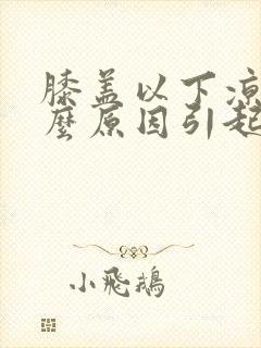 膝盖以下凉是什么原因引起的