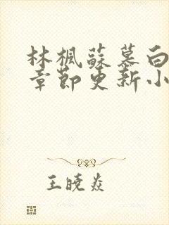 林枫苏慕白最新章节更新小说下载