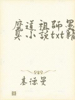 魔道祖师墨香铜臭小说txt精校版