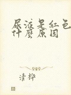 尿液是红色的是什么原因