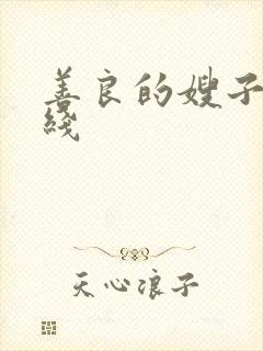 善良的嫂子3在线封面