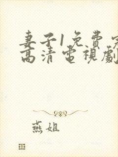 妻子1免费完整高清电视剧在线封面