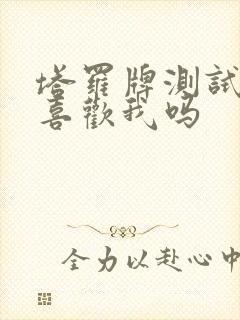 塔罗牌测试 他喜欢我吗封面