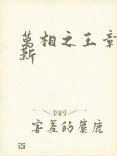 万相之王章节更新