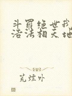 斗罗绝世我霍雨浩法相天地笔趣阁