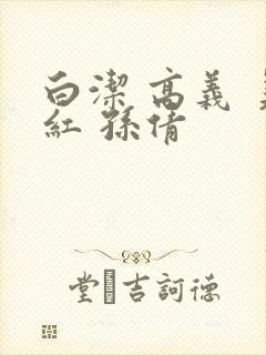 白洁 高义 美红 孙倩