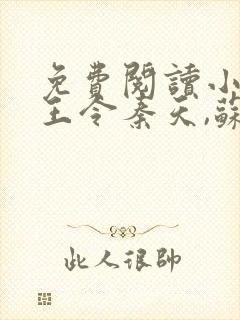 免费阅读小说神王令秦天,苏酥