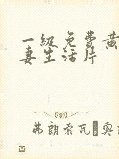 一级免费黄色夫妻生活片封面