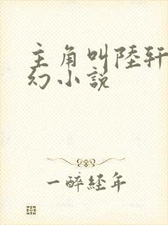 主角叫陆轩的玄幻小说封面