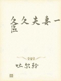 久久夫妻一区二区