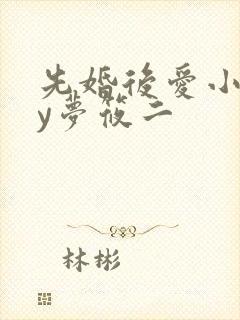 先婚后爱小说by梦筱二