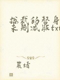 总裁的替身前妻未删减版txt