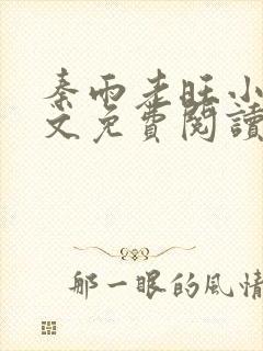 秦雨老旺小说全文免费阅读笔趣阁