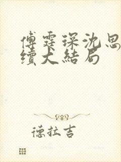 傅霆琛沈思雨后续大结局