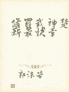 修罗武神楚枫最新最快章