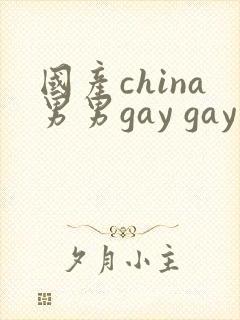 国产china男男gay gay网站