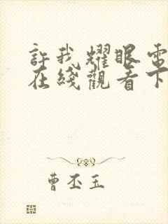 许我耀眼电视剧在线观看下载