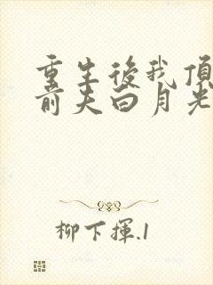 重生后我顶替了前夫白月光最新章节封面