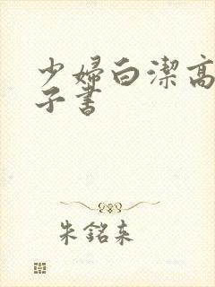 少妇白洁高义电子书