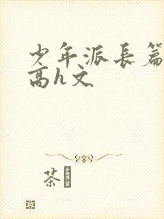 少年派长篇巨肉高h文封面