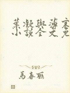 叶凝与薄寒年的小说全文免费阅读